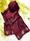 Wow Dola Silk Kalamkari Design Fancy Sarees Wholesale Suppliers In Mumbai